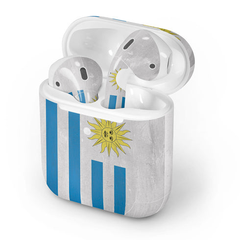 Uraguay Flag Distressed Apple AirPods 2 Skin